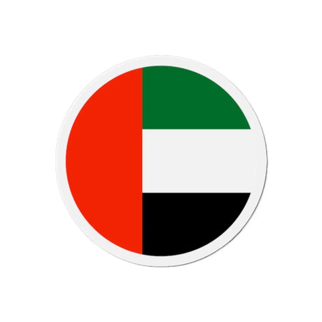 Aimant rond drapeau émirats arabes unis décoratif