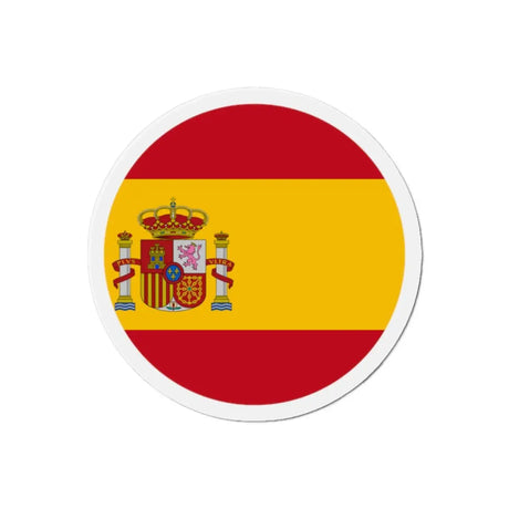Aimant rond drapeau espagne forme ronde pour décoration