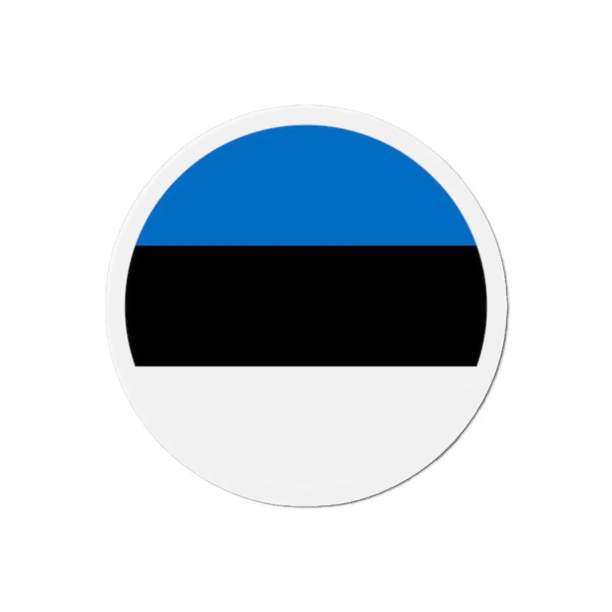 Aimant rond drapeau estonie magnétique décoratif