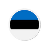 Aimant rond drapeau estonie magnétique décoratif