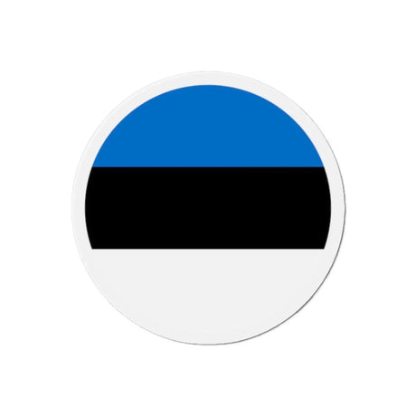 Aimant rond drapeau estonie magnétique décoratif