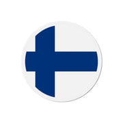 Aimant rond drapeau finlande décoratif pour réfrigérateur