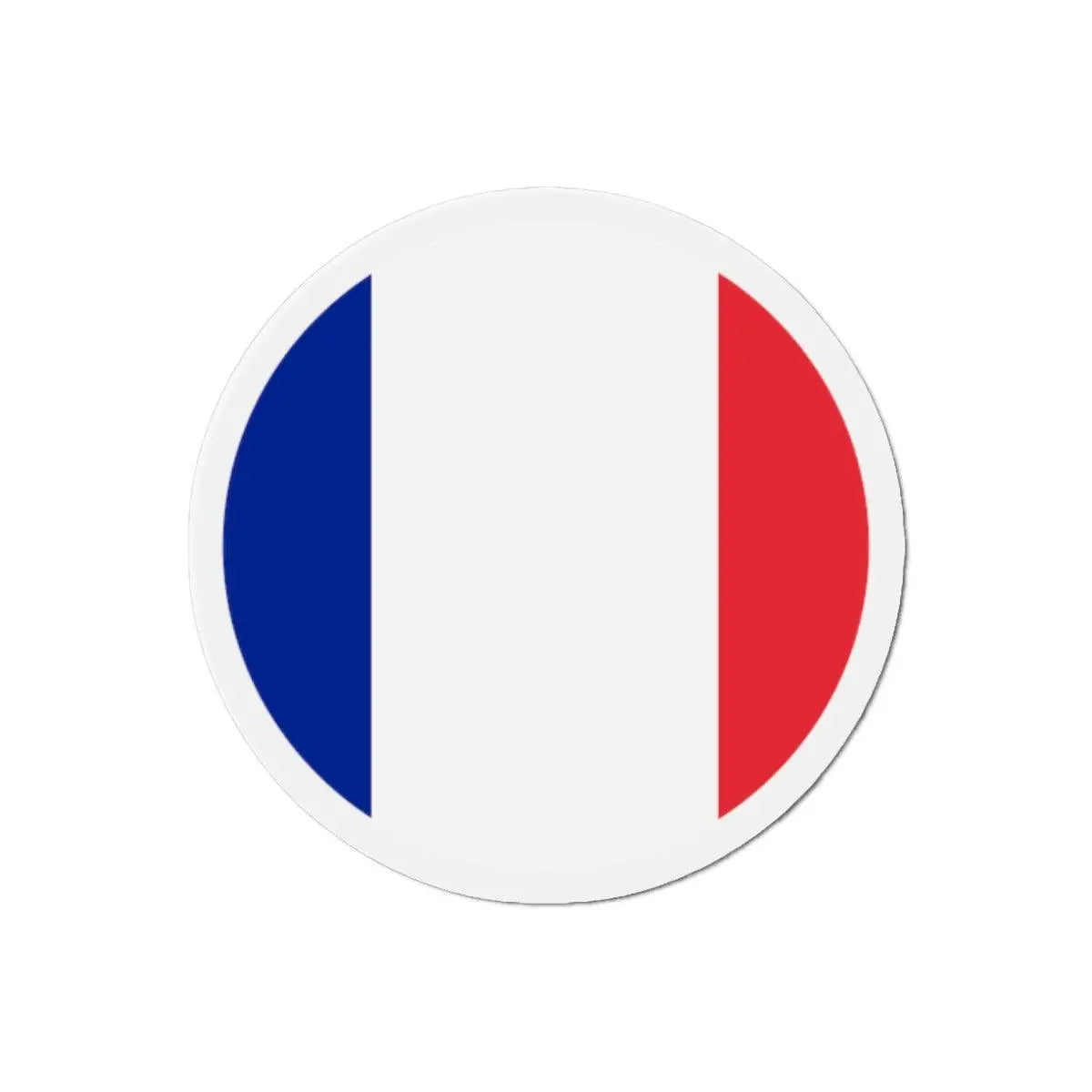 Aimant rond drapeau france forme décorative pour réfrigérateur