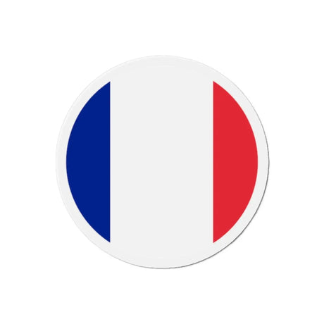 Aimant rond drapeau france forme décorative pour réfrigérateur