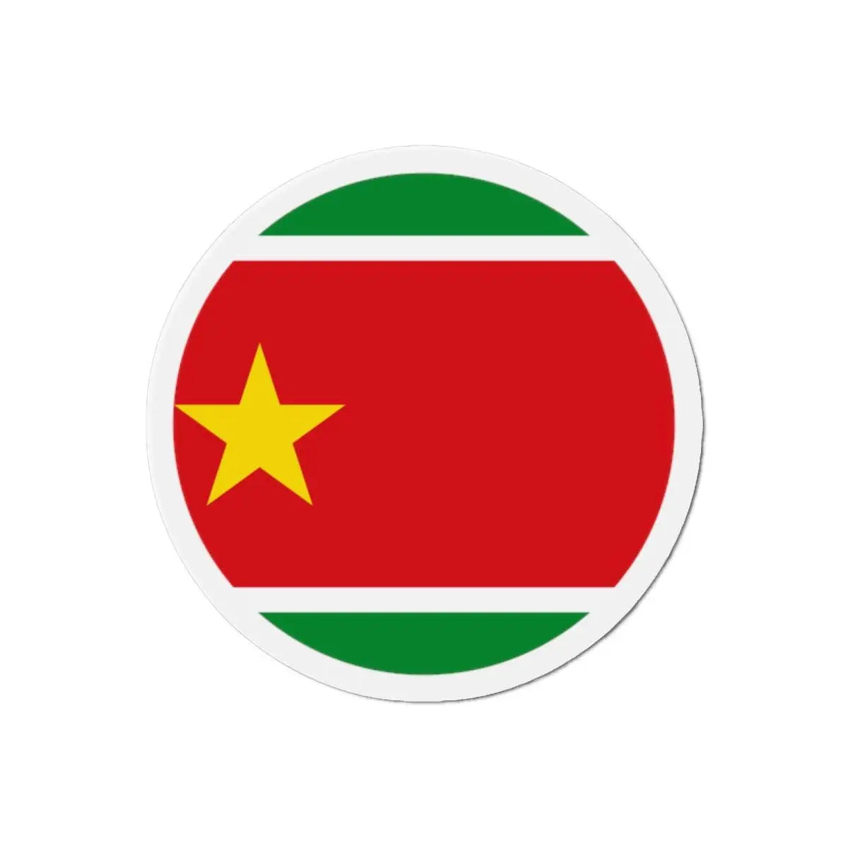 Aimant rond drapeau guadeloupe forme ronde décoratif