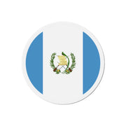 Aimant rond drapeau guatemala forme décorative magnétique
