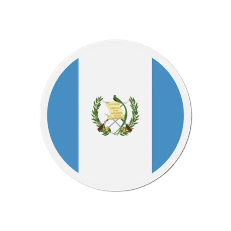 Aimant rond drapeau guatemala forme décorative magnétique