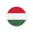Aimant rond drapeau hongrie magnétique décoratif