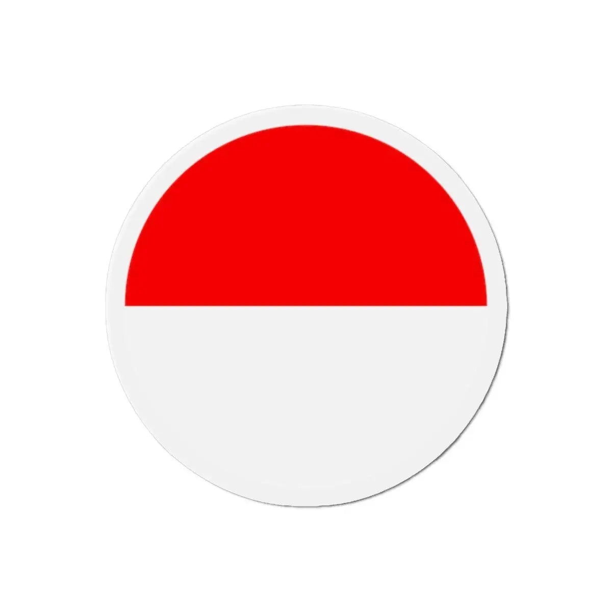 Aimant rond drapeau indonésie design décoratif magnétique