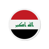 Aimant rond drapeau irak forme ronde décoratif magnétique