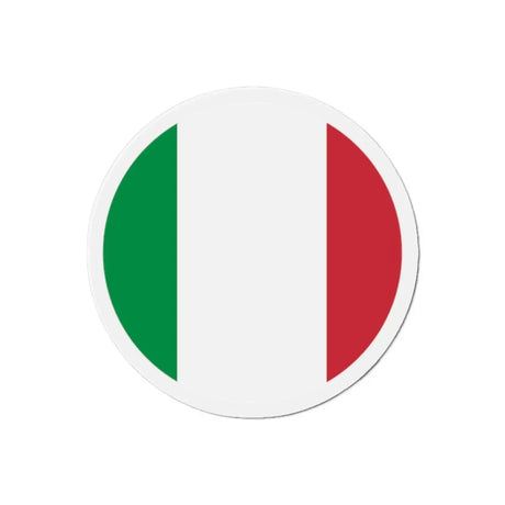 Aimant rond drapeau italie forme décorative pour réfrigérateur