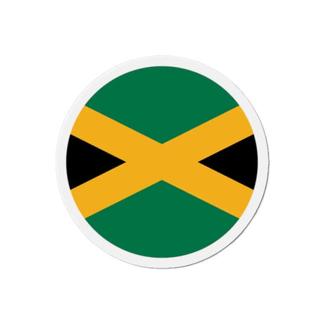 Aimant rond drapeau jamaïque magnétique décoratif coloré