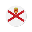 Aimant rond drapeau jersey forme décorative réfrigérateur