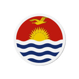 Aimant rond drapeau kiribati déco magnétique colorée