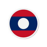 Aimant rond drapeau laos décoratif forme ronde magnétique