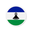 Aimant rond drapeau lesotho déco aimantée pour surfaces