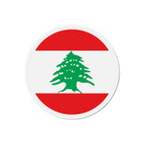 Aimant rond drapeau liban magnétique décoratif souvenir