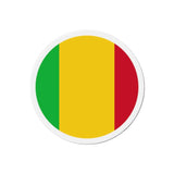 Aimant rond drapeau mali forme décorative réfrigérateur