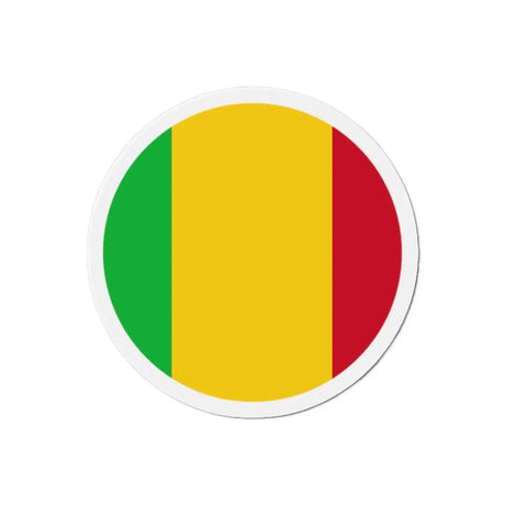 Aimant rond drapeau mali forme décorative réfrigérateur