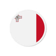 Aimant rond drapeau malte forme décorative magnétique