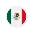 Aimant rond drapeau mexique déco métal souvenir