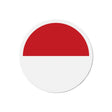 Aimant rond drapeau monaco forme décorative magnétique