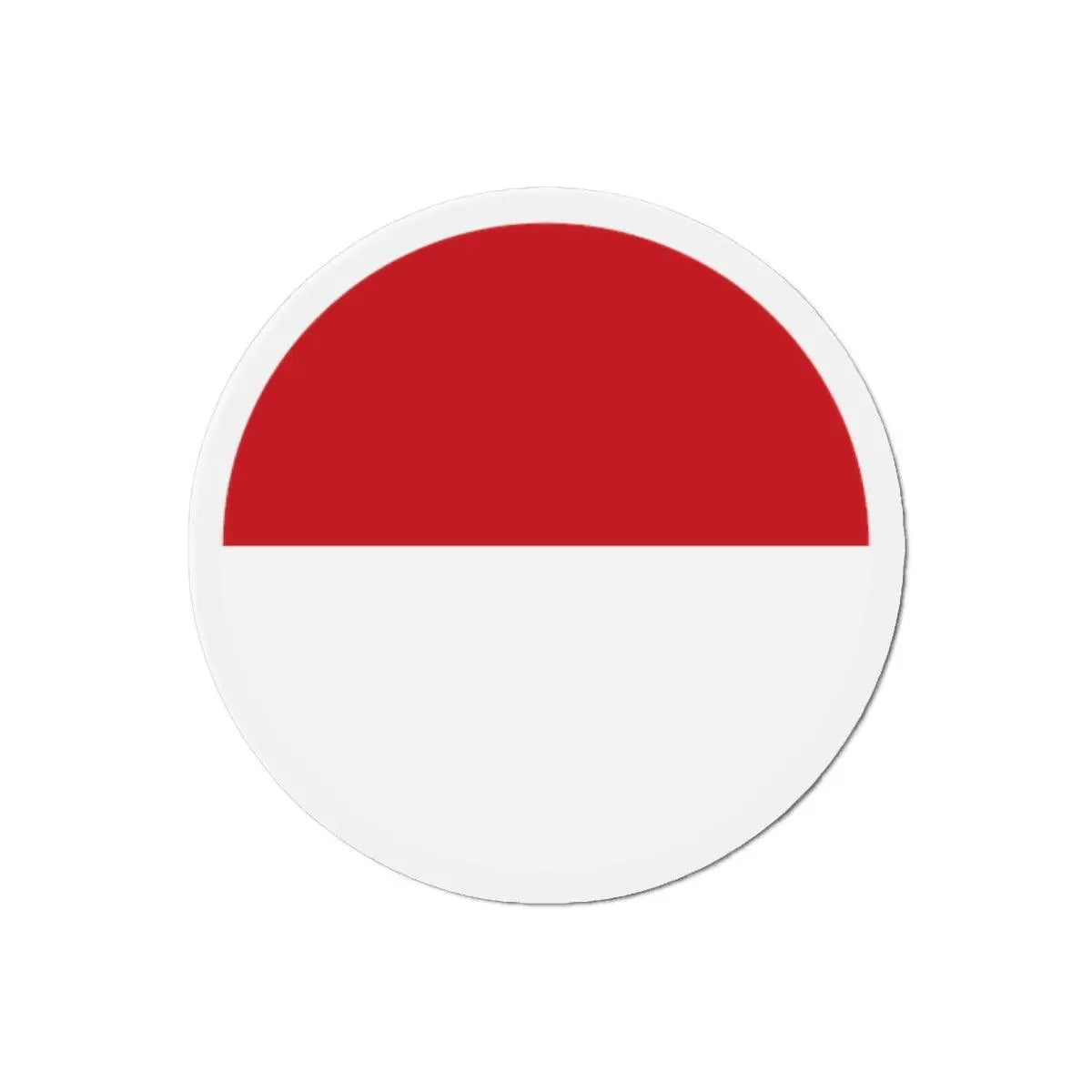Aimant rond drapeau monaco forme décorative magnétique