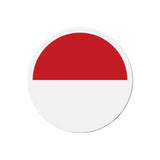 Aimant rond drapeau monaco forme décorative magnétique