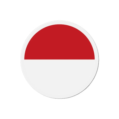 Aimant rond drapeau monaco forme décorative magnétique