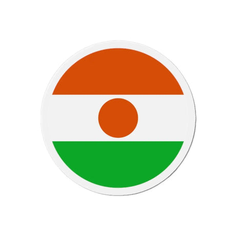 Aimant rond drapeau niger forme décorative pour réfrigérateur