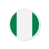 Aimant rond drapeau nigeria forme décorative réfrigérateur