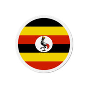 Aimant rond drapeau ouganda forme décorative magnétique