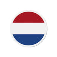 Aimant rond drapeau pays-bas forme ronde décoratif magnétique