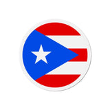 Aimant rond drapeau porto rico déco colorée magnétique
