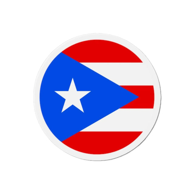 Aimant rond drapeau porto rico en plusieurs tailles - pixelforma