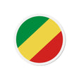 Aimant rond drapeau république du congo forme décorative