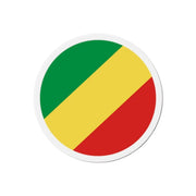 Aimant rond drapeau république du congo forme décorative