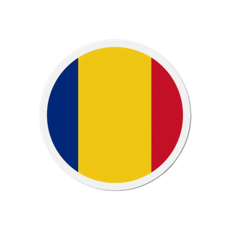 Aimant rond drapeau roumanie forme décorative magnétique