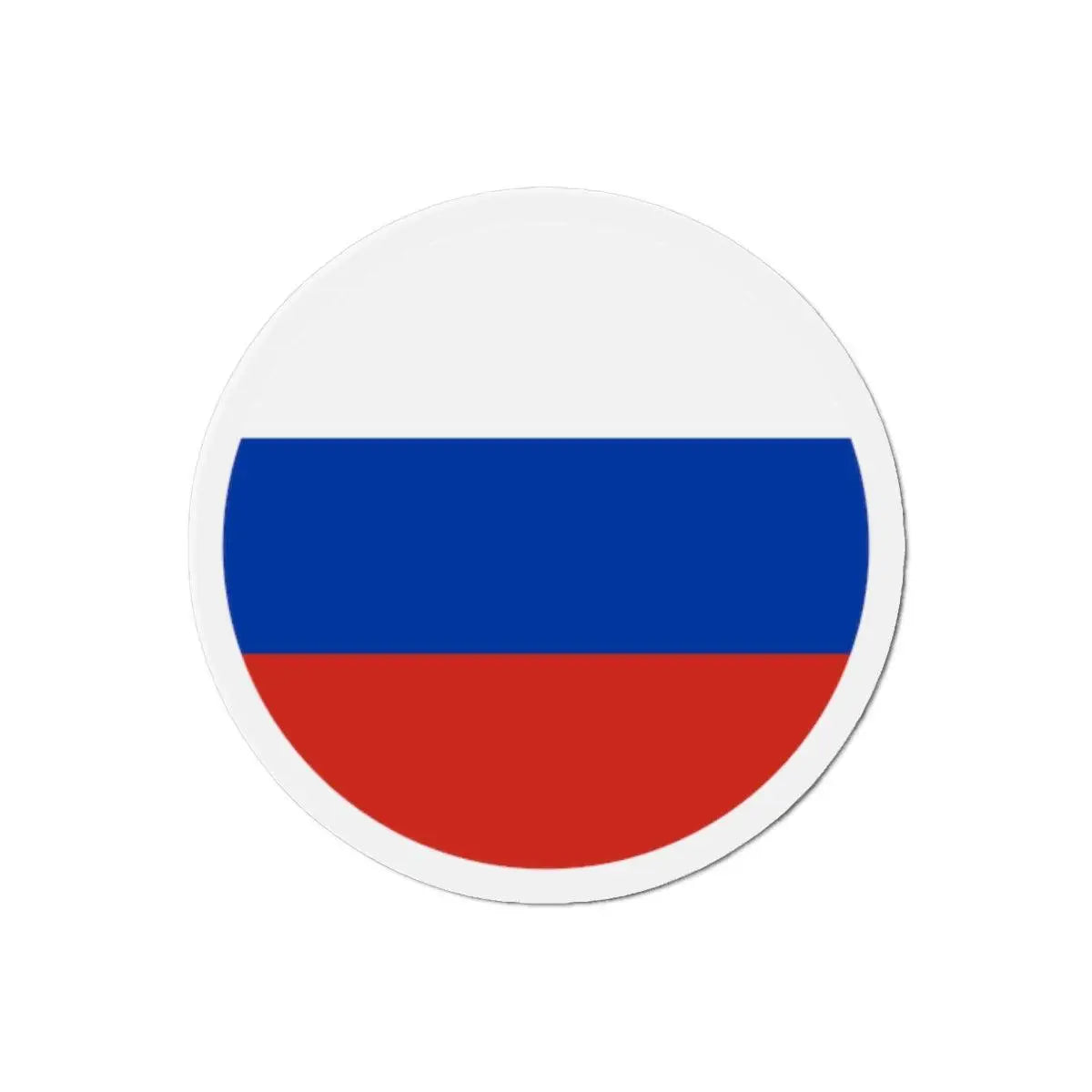 Aimant rond drapeau russie forme décorative réfrigérateur