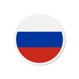 Aimant rond drapeau russie forme décorative réfrigérateur