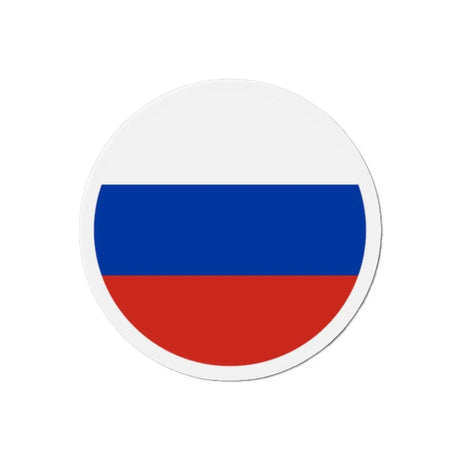 Aimant rond drapeau russie forme décorative réfrigérateur