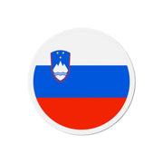 Aimant rond drapeau slovénie décoratif forme circulaire
