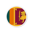 Aimant rond drapeau sri lanka forme décorative pour réfrigérateur