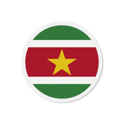 Aimant rond drapeau suriname forme ronde décoratif