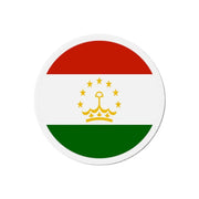 Aimant rond drapeau tadjikistan forme décorative magnétique