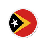 Aimant rond drapeau timor oriental magnétique décoratif