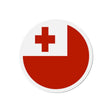 Aimant rond drapeau tonga magnétique décoratif souvenir