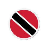 Aimant rond drapeau trinité-et-tobago couleur décoratif