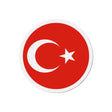 Aimant rond drapeau turquie décoratif forme ronde magnétique