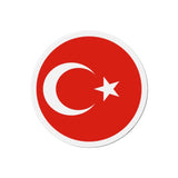 Aimant rond drapeau turquie décoratif forme ronde magnétique